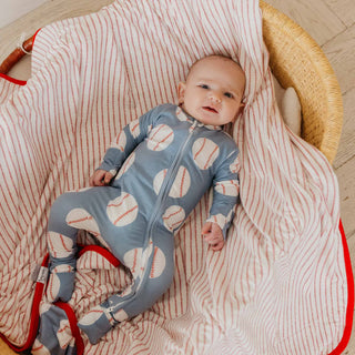 Copper Pearl Zip Up Convertible Footie