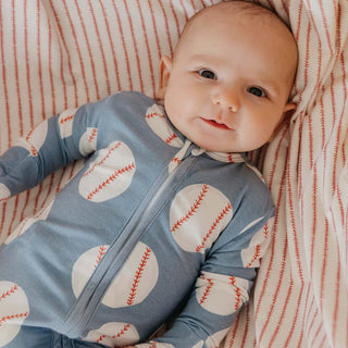 Copper Pearl Zip Up Convertible Footie