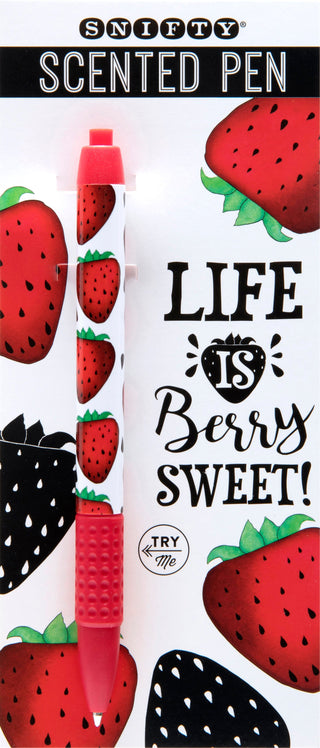 Snifty Stationary Strawberry Scented Pen