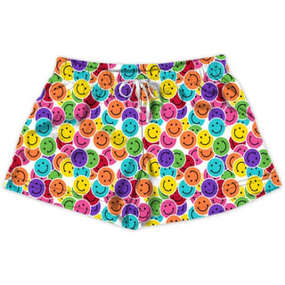 Southern Couture Women's Pajamas Smiley Face PJ Shorts