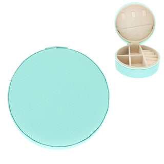 SP Sophia Collection Turquoise Round Jewelry Box