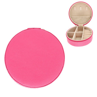 SP Sophia Collection Fuchsia Round Jewelry Box