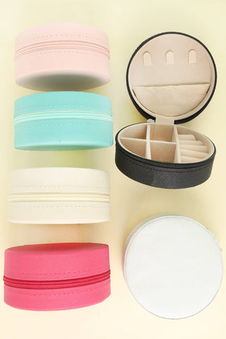 SP Sophia Collection Round Jewelry Box