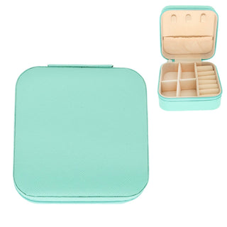 SP Sophia Collection Turquoise Square Jewelry Box