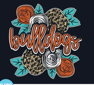 Spirit to a Tee Unisex Tees Small / Bulldogs Floral Spirit Tee