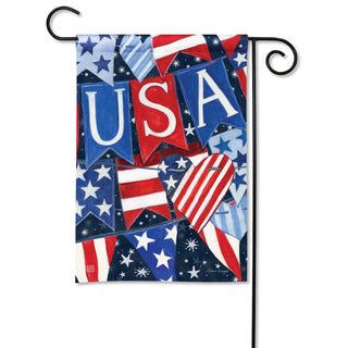Studio M Garden USA Banner Garden Flag