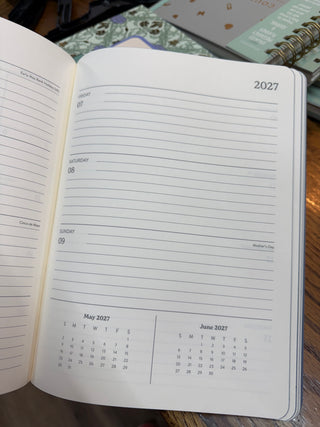 Studio Oh! Planner 2027 Pressed in Blue Casey Planner