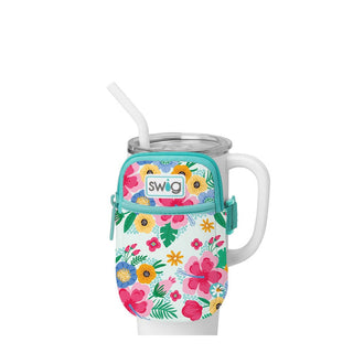 Swig Drinkware Island Bloom Mega Mug Pouch