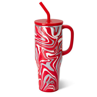 Swig Drinkware Red & Gray Fanzone Mega Mug 40oz