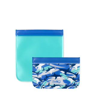 Swig Kitchen tools SHARK FIN Reusable Baggies 4-Pack