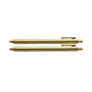 Talking Out of Turn Stationary Gold Jotter Pens