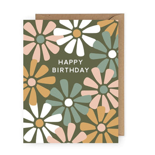 The Anastasia Company Stationary Happy Birthday Flowers Greeting Card