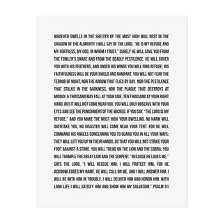 The Anastasia Company Home Decor Psalm 91 Art Print