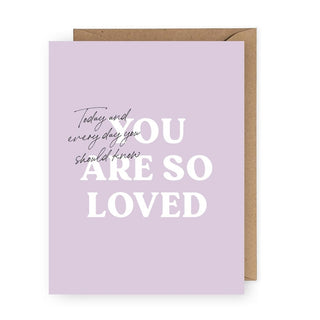 The Anastasia Company Stationary So Loved Greeting Card