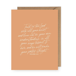 The Anastasia Company Stationary Trust in the Lord Greeting Card