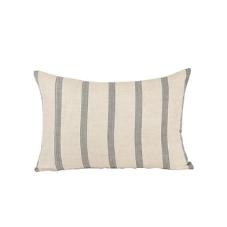 The Blessed Nest Pillows Black Stripe Rectangle PIllow