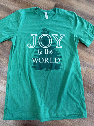 The Blessed Nest Christmas Clothing Joy Christmas Tree Tee