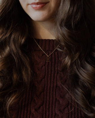 The Daily Grace Co Women's Necklaces Cut Out Cross Necklace