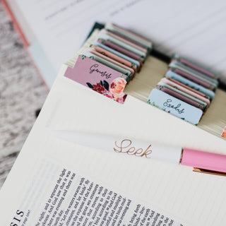 The Daily Grace Co Stationary Floral Bible Tabs