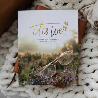 The Daily Grace Co Adult Books It Is Well | Anxiety Study