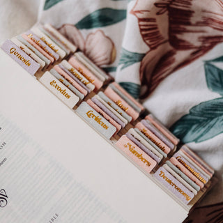 The Daily Grace Co Stationary Pastel Floral Bible Tabs