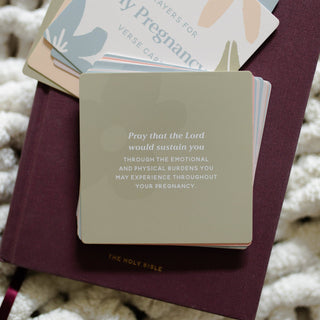 The Daily Grace Co Stationary Prayers for My Pregnancy Verse Cards