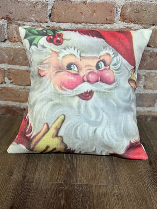 The Grey Antler Christmas Decor Santa Pillow