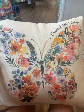 The Little Birdie Pillows Glory Butterfly Pillow