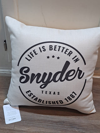 The Little Birdie Pillows Snyder Life is Better Here