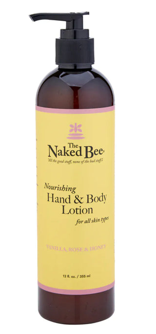 The Naked Bee Bath & Body Vanilla Rose & Honey Lotion 12oz