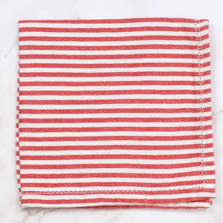 The Royal Standard Christmas Decor Madison Stripe Napkin