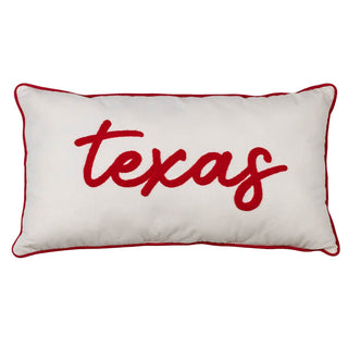 The Royal Standard Pillows Texas Embroidered Pillow