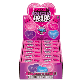 The Toy Network Toys 2.5" Squeezy Sparkly Heart