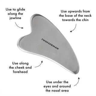 Tweezerman Bath & Body Stainless Steel Gua Sha