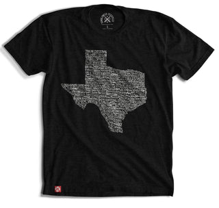 TWT Brand Black / Small Texas Towns Graphic Tee