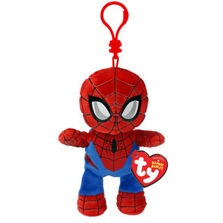 Ty Stuffed Animals Spiderman Floppy Ty Beanie Baby Clip