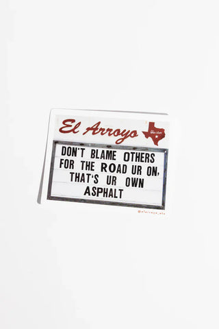 El Arroyo Sticker