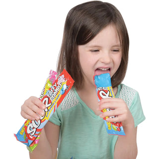 US Toy Company Snacks Sour Taffy Blue Raspberry & Cherry
