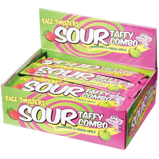 US Toy Company Snacks Sour Taffy Straw & Green Apple