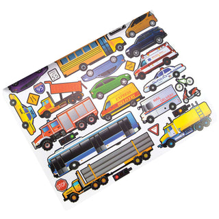 US Toy Company Arts & Crafts Transportation Sticker Book