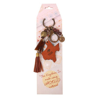 Vaan & Co Keychains Texas Keychain