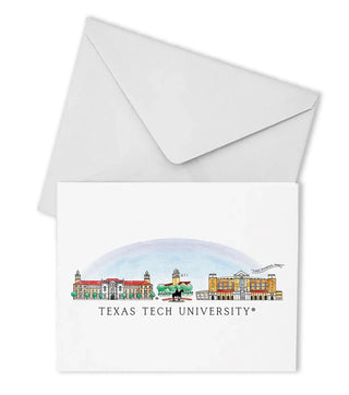 Valiant Stationary Texas Tech Skyline Boxed Note Cards
