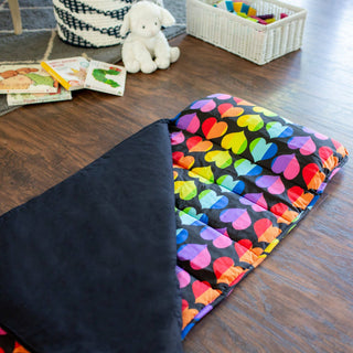 Wildkin Nap Mat Rainbow Hearts Nap Mat