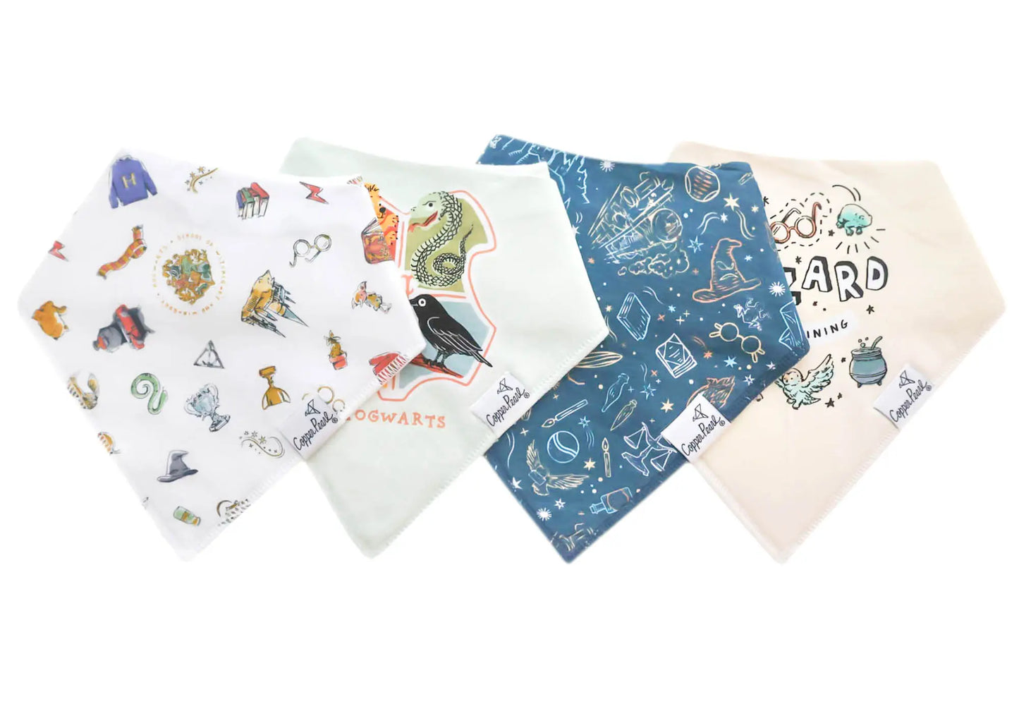 Copper Pearl Bandana Bibs