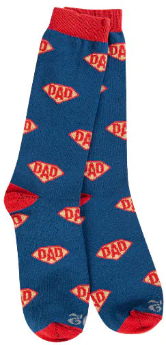 World’s Softest Socks Adult Socks Super Dad Socks