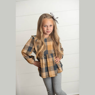 Wren & James Children's 2 Piece Sets Girls Plaid Fall Set