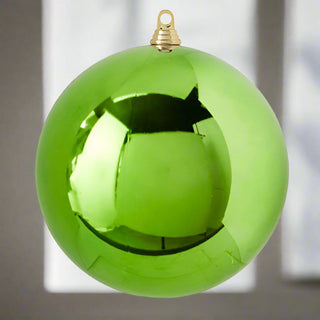 10" Light Green Ball Ornament