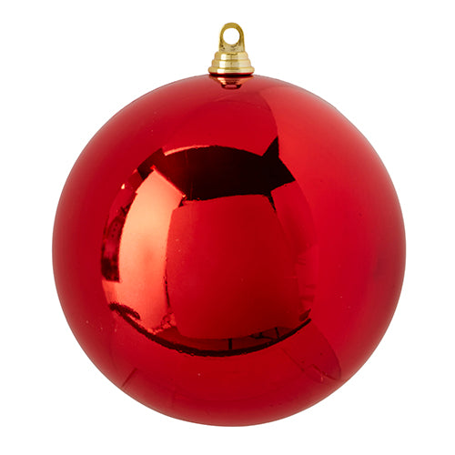 10" red ball ornament