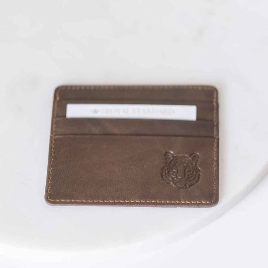 Tiger Leather Slim Wallet