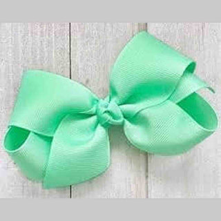 Lime Green Bow  2"